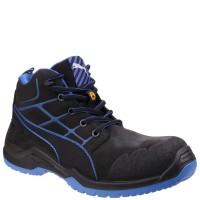 Puma Krypton Blue Mid ESD Safety Boots Metal Free